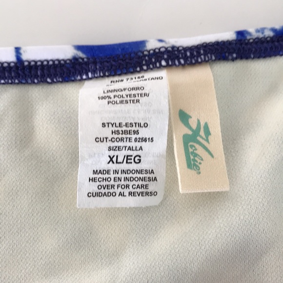 Hobie blue cream swim bottom size XL NWT - Picture 5 of 6